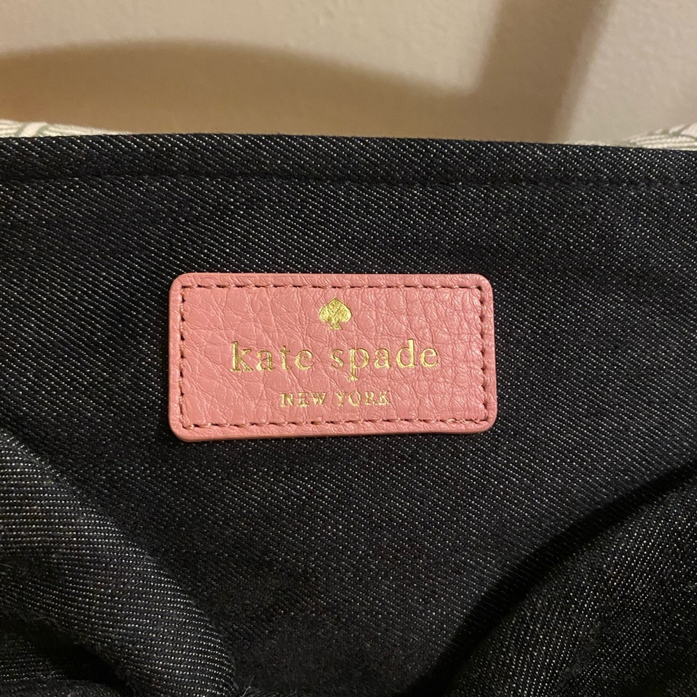 ⭐️BNWOT⭐️ Kate ♠️ Spade Denim Bow Envelope Clutch - Picture 3 of 8